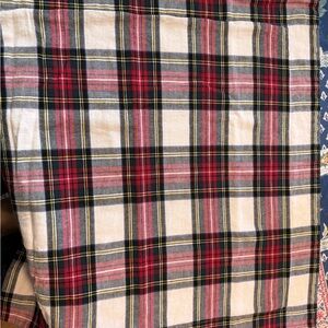 Williams Sonoma Tartan Euro Shams